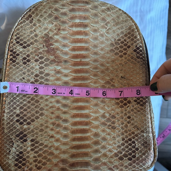 Real Phyton skin backpack by Geudo made on order - Picture 7 of 8